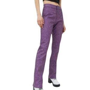 urban outfitters I.AM.GIA saros lavender purple faux leather pants xs 2 nwot